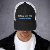 Star Atlas Citizen Trucker Cap - unisex - blue / white - embroidered
