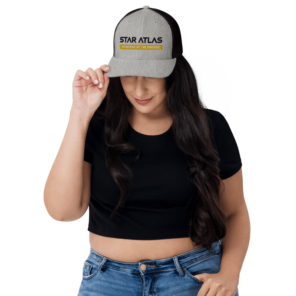 Star Atlas Citizen Trucker Cap - unisex - yellow / black - embroidered