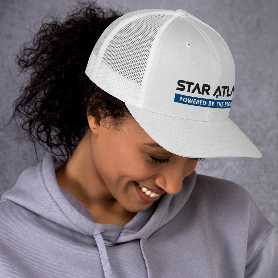Star Atlas Citizen Trucker Cap - unisex - blue / black - embroidered