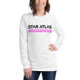 Star Atlas Citizen Long Sleeve Tee - unisex - pink / black - back arrow