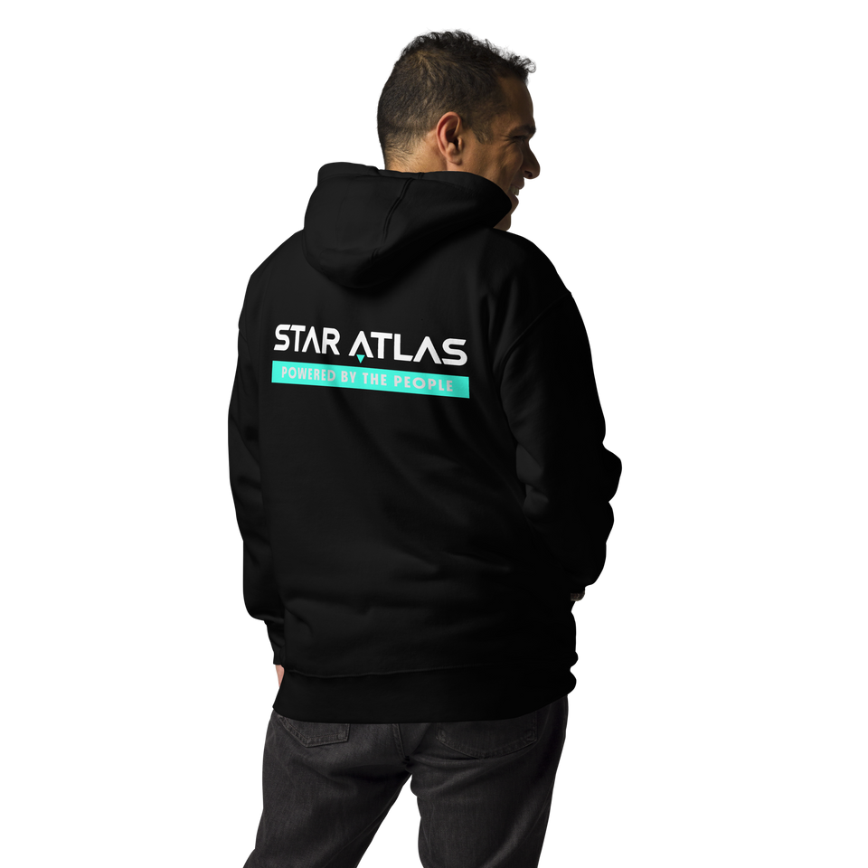 Star Atlas Streetwear Hoodie - unisex - cyan ustur