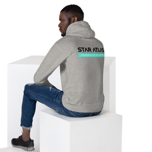 Star Atlas Streetwear Hoodie - unisex - cyan calicoscud
