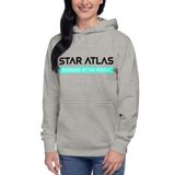 Star Atlas Ustur Streetwear Hoodie - unisex - dark cyan Ustur Starport Store