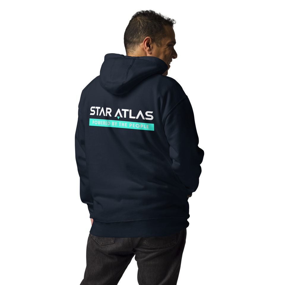 Star Atlas Streetwear Hoodie - unisex - cyan ustur