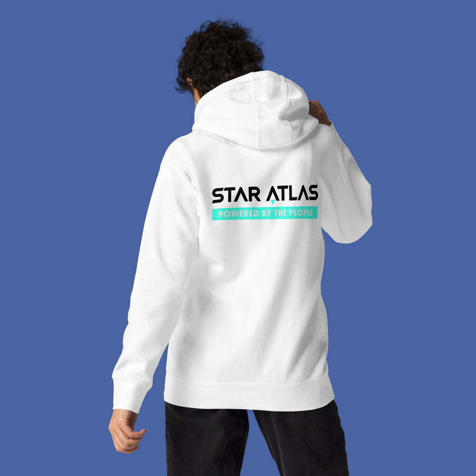 Star Atlas Streetwear Hoodie - unisex - dark cyan ustur Ustur Starport Store