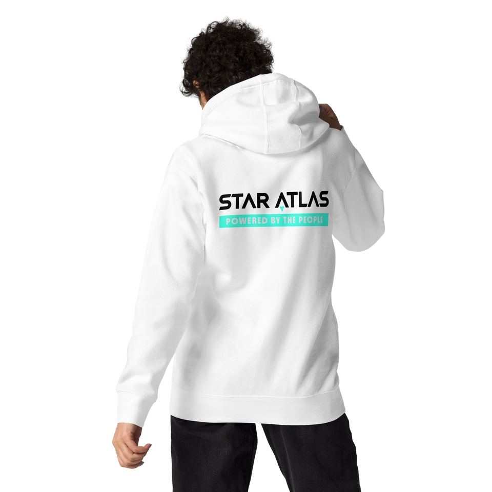 Star Atlas Streetwear Hoodie - unisex - dark cyan ustur