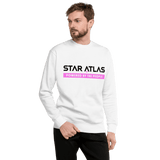 Star Atlas Citizen Sweatshirt - unisex - pink / black - back arrow