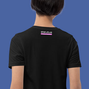 Star Atlas Citizen t-shirt - unisex - pink / white - front arrow