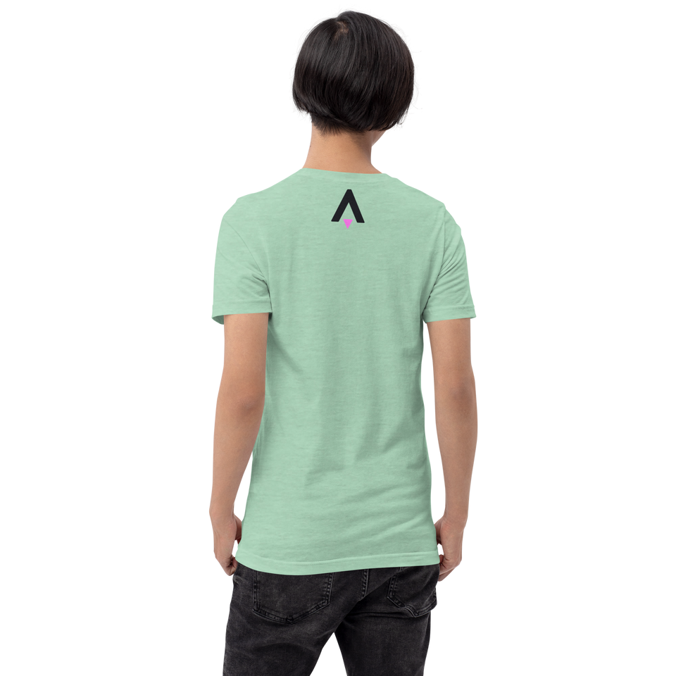 Star Atlas Citizen t-shirt - unisex - pink / black - back arrow